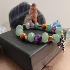 Elastic Beaded Bracelet | Faerie Garden