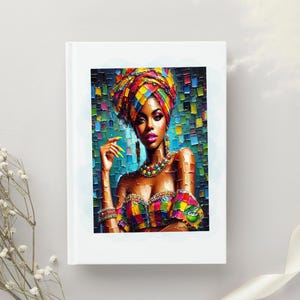 Arte de mujeres caribeñas, decoración de mujeres caribeñas, retratos de mujeres negras, arte de festivales caribeños, arte de mujeres isleñas, arte de retratos caribeños, belleza