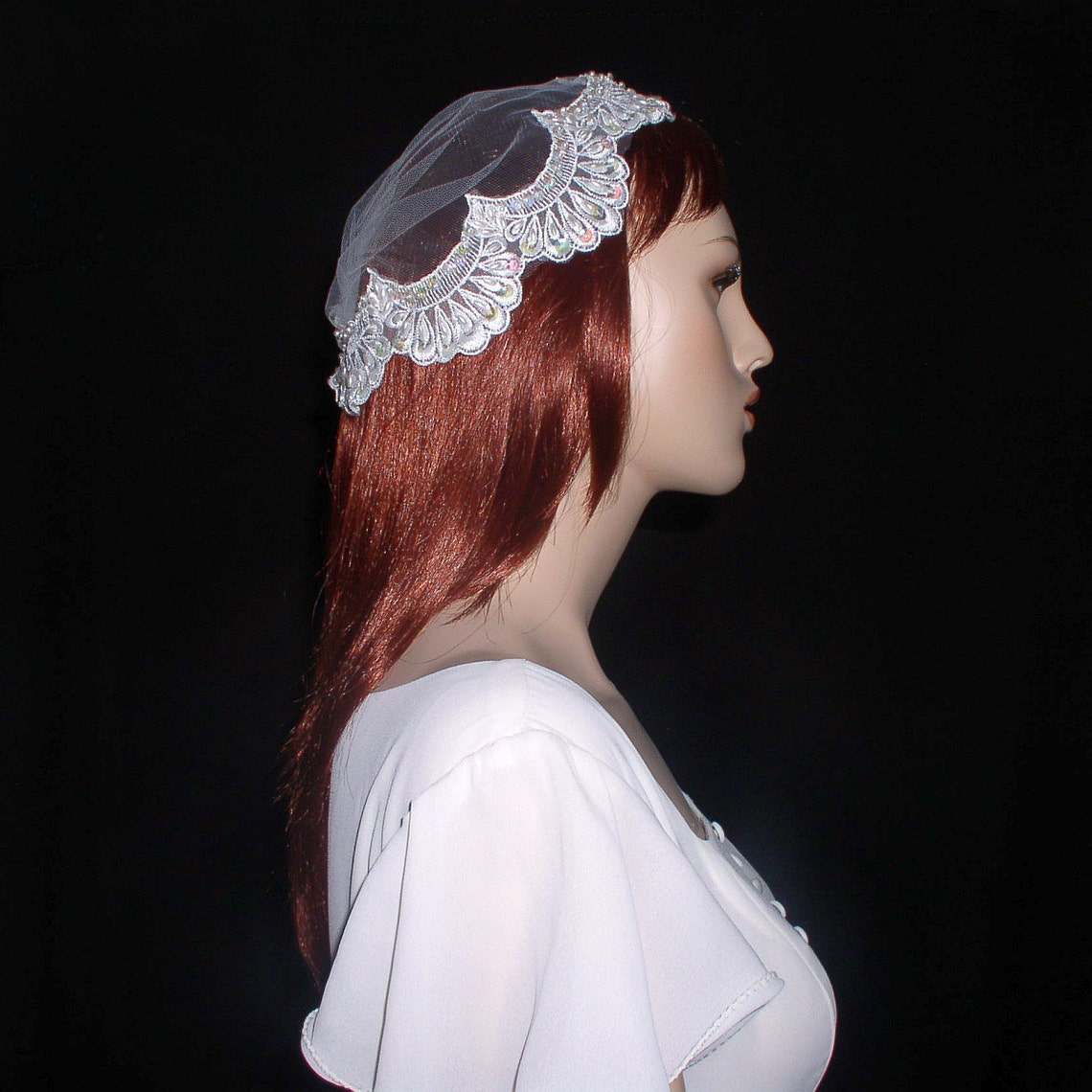 juliet cap wedding headpiece