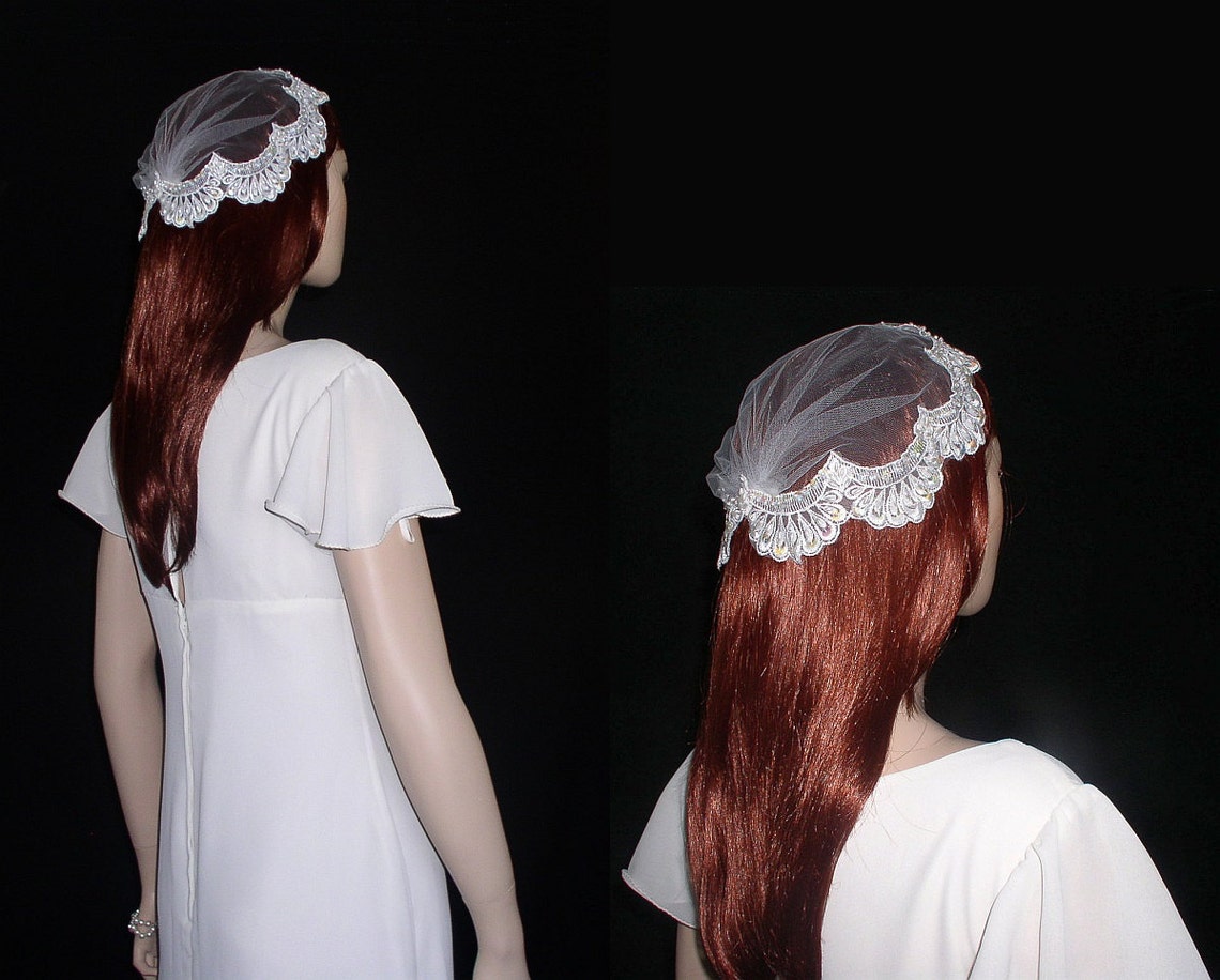 juliet cap wedding headpiece