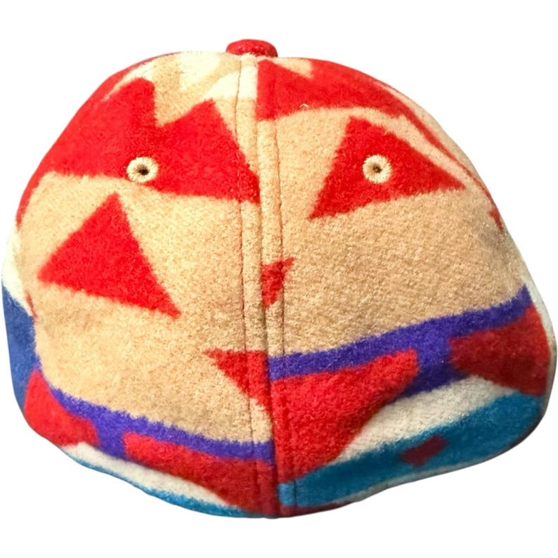 Rare Vintage Pendleton Wool Southwest Blanket Baseball Cap Made USA Hat image 3