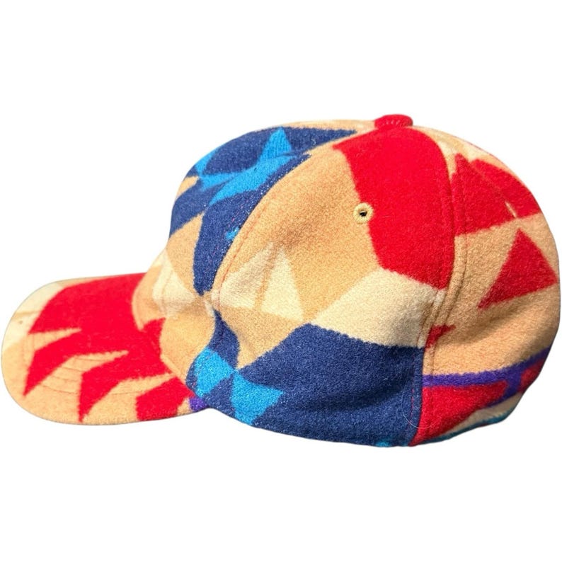 Rare Vintage Pendleton Wool Southwest Blanket Baseball Cap Made USA Hat image 2