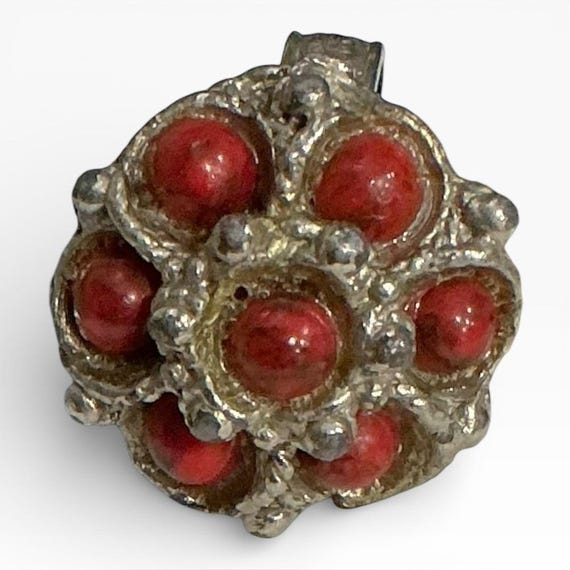 Artisan Heavy Solid Silver Adjustable Statement R… - image 1