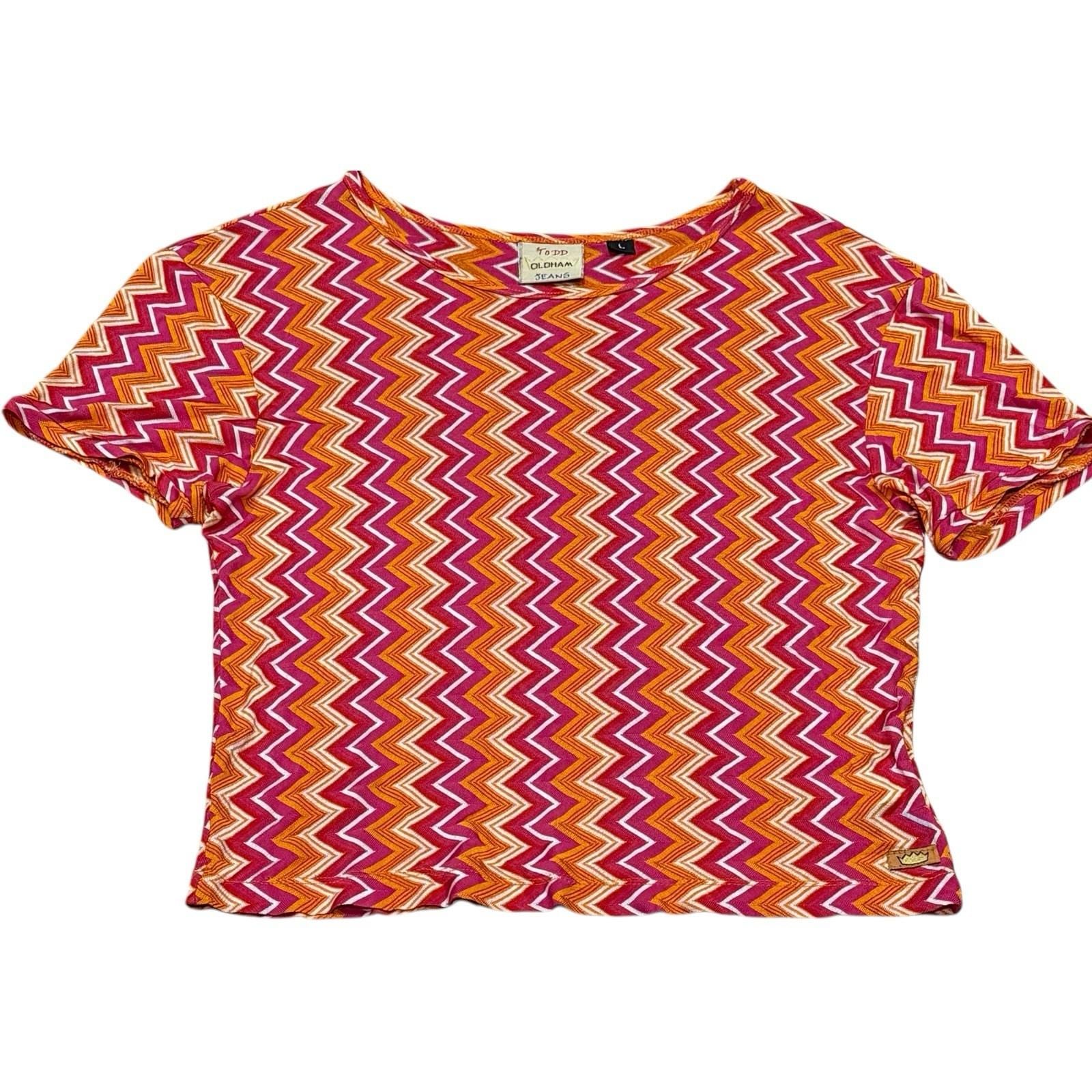 90s TODD OLDHAM カラフル モザイクジーンズ USA 6 オールド 90s TODD OLDHAM カラフル モザイクジーンズ USA 6 オールド