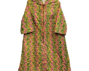 Vestaglia vintage Kantha Quilt Boho Hippie Festival Indie Rara anni '70 XS - XL