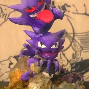 Ghastly Evolution Statue/ Model, with Crystals