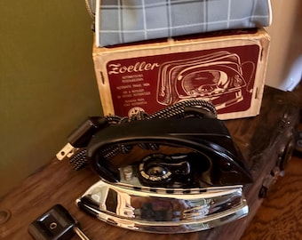 Vtg 80s Working Steam Iron, GE Light N' Easy // Blue - Etsy