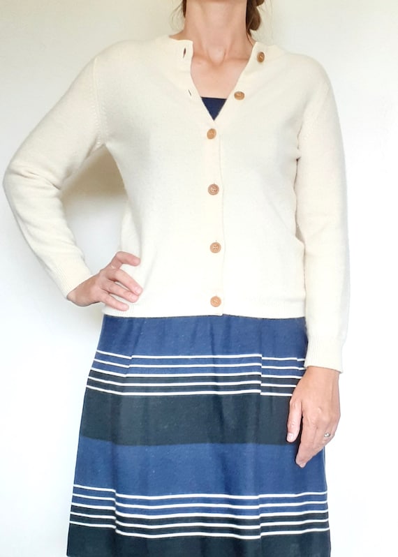 Vintage 1950s I. Magnin Cashmere Cardigan