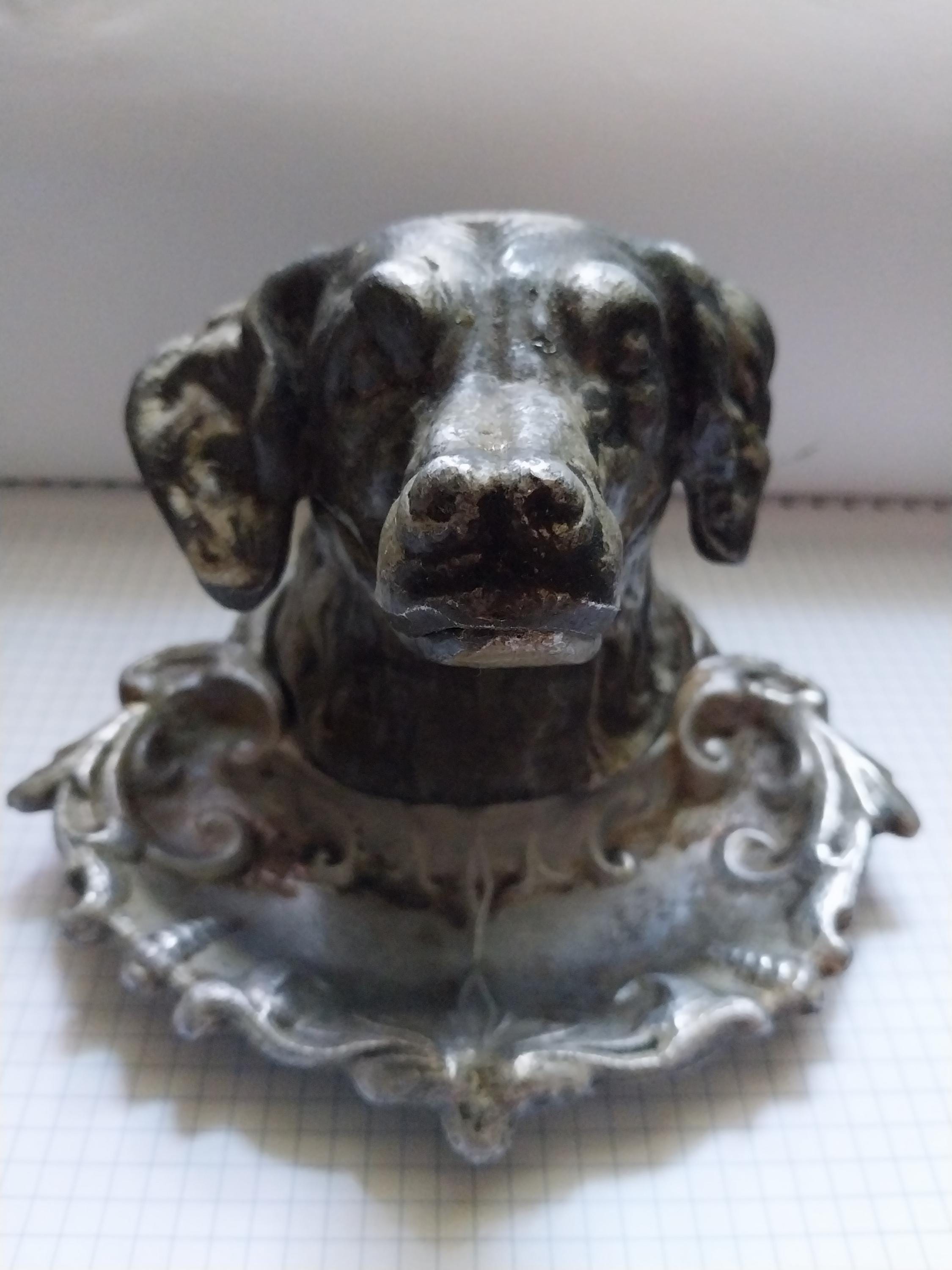 ヴィンテージアルミ製猟犬型灰皿 - ソ連時代のコレクターズアイテム 