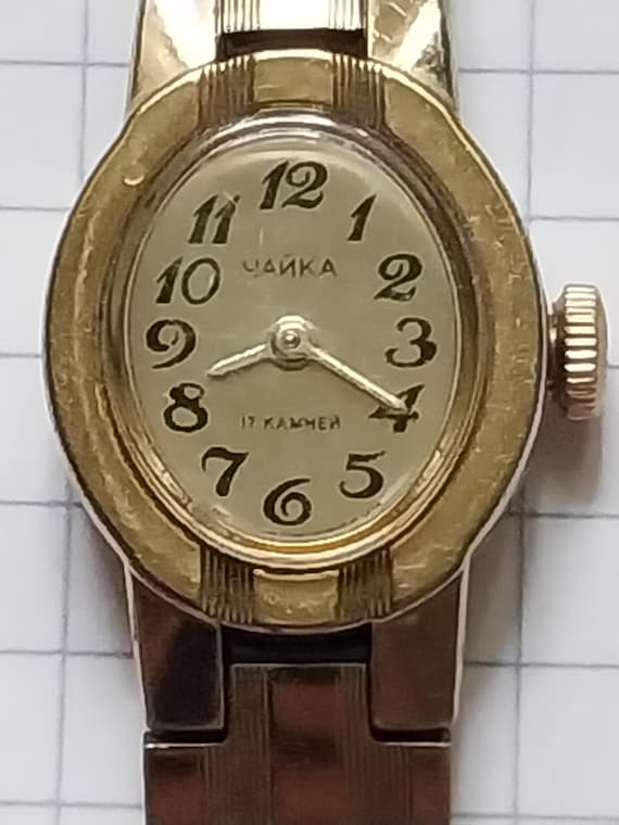 Vintage Gold Watch from Russia Vintage Russian  main image 4
