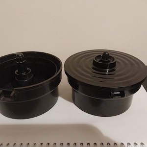 Set of Vintage Film Development Tanks: 35mm Photo Accessories