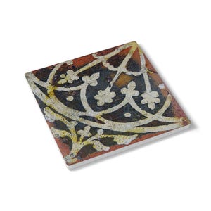 Classical Design Ceramic Coaster Set, Rustic Home Decor, Drink Coasters for Coffee & Tea,  Gifts, Kitchen Accessories, Home Bar