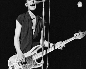 Paul Simonon de choque, 1979