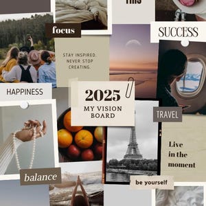 2025 Moodboard - Editable Template