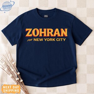 Zohran Mamdani Tee Zohran für Mayor of New York Tee Vote Zohran Rank Zohran Sagen Nein