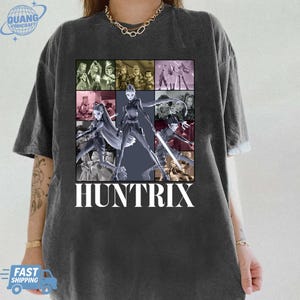 Kpop Demon Hunters Shirt, Huntrix Girl T-Shirt, Kpop idol group Shirt, Mira, Rumi, Joey Shirt,Demon Hunter Merch, Gift for Huntrix fan Shirt