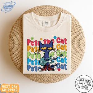 Pete The Cat Groovy Cat T-shirt, The Cool Cat Back To School T-shirt, Children&#39;s Book Gift, Cute Groovy Cat Sweatshirt, Kindergarten Teacher