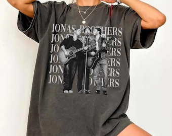 Vintage Jonas Brothers Tour Shirt, Jonas Bros 20th Annivesary Tour 2025 Shirt, Jonas Brother Merch, Jonas Brother Unisex T-shirt