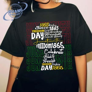 Juneteenth 1865 Hemd, Schwarzes Frauenhemd, Schwarzes Mädchenhemd, Seit 1865 Sweatshirt, freeish, schwarzes Powerhemd, Schwarze Freiheit, Afroamerikaner