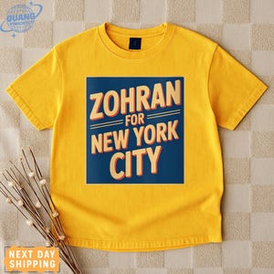 Zohran Mamdani Tee Zohran für Mayor of New York Tee Vote Zohran Rank Zohran Sagen Nein