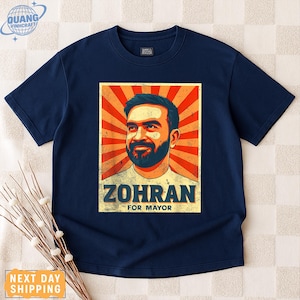 Zohran Mamdani Tee Zohran für Mayor of New York Tee Vote Zohran Rank Zohran Sagen Nein