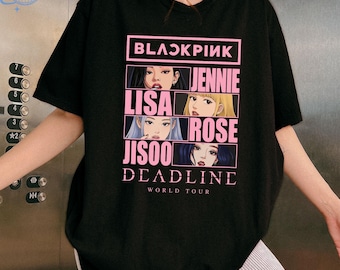 BlackPink Shirt, Born Pink shirt, Kpop Fan Tee, Kpop Merch Shirt, Blackpink World Tour tee, Concert Outfit Fan Shirt