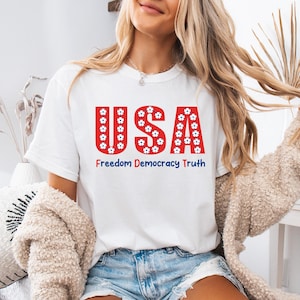 Subtle Anti Trump Shirt, Resistance Is Patriotic Tee, Resist Shirt, 4th of July Shirt, FDT Shirt, Anti Oligarchy Tee Gift