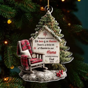 Someone We Love Is In Heaven - Personalized Memorial Ornament