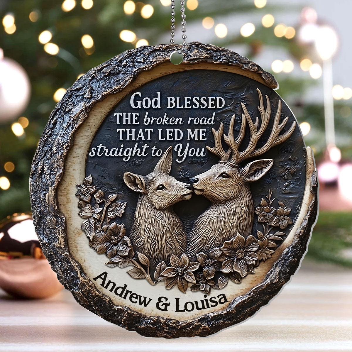 25 Years Anniversary God Blessed The Broken Road Custom Canvas Prints