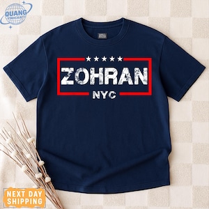 Zohran Mamdani Tee Zohran für Mayor of New York Tee Vote Zohran Rank Zohran Sagen Nein