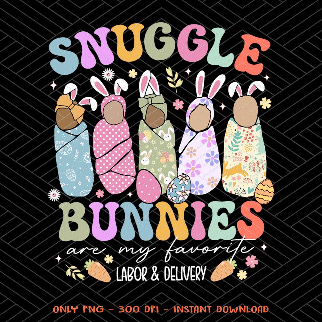 Delivering the Cutest Little Bunnies Png, Easter Day Labor and Delivery ...