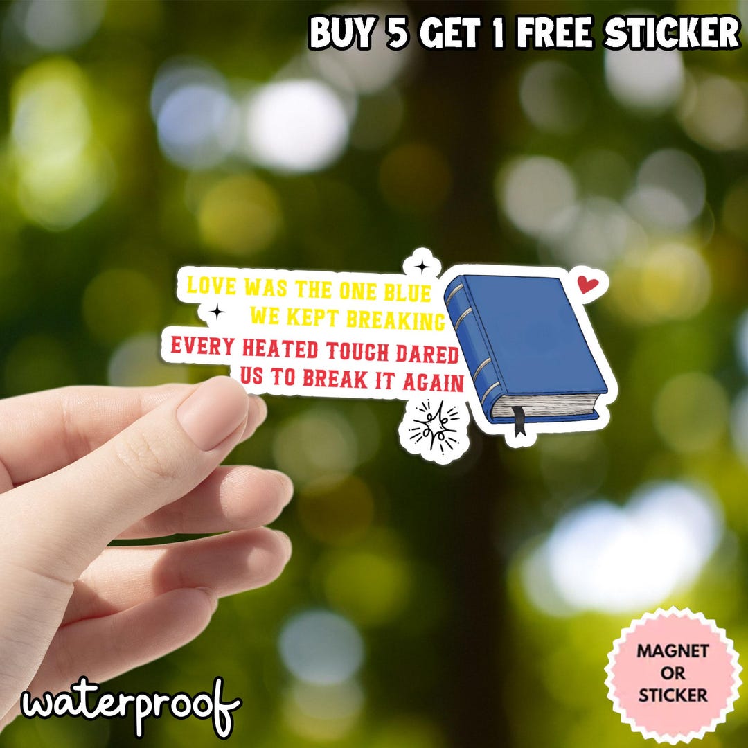 Heated Rivalry Book Sticker, Love Quote, Hockey Romance, Waterproof ...
