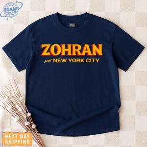 Zohran Mamdani Tee Zohran für Mayor of New York Tee Vote Zohran Rank Zohran Sagen Nein