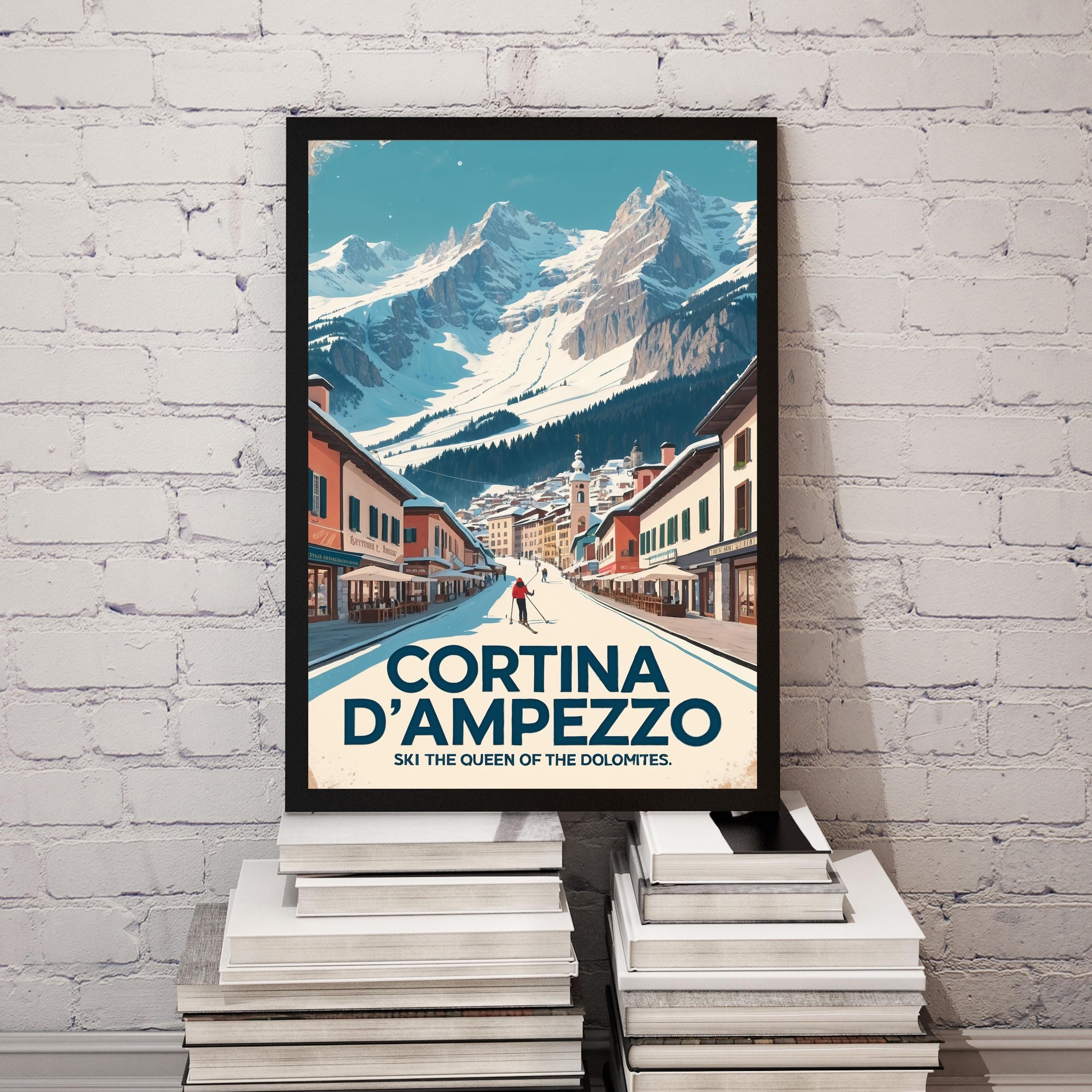 XIAOAIKA Poster vintage con cornice appendiabiti in stile retrò