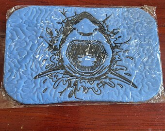 Break Through Shark Mug Rug