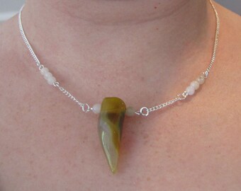 Agate Fang Necklace