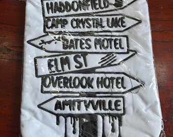 Horror Directional Signs Mug Rug
