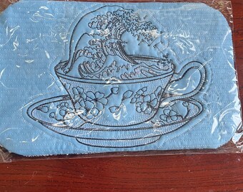 Tea Tsunami Mug Rug