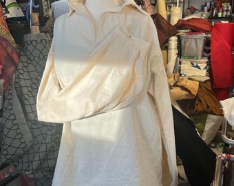 Wide collar top for renaissance fairs, LARPing, everyday wear