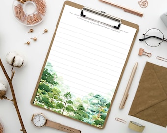 Letter Writing Paper Etsy