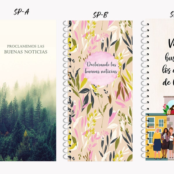 JW Spanish tract holder | Tract Portfolio for sisters | Ministry supplies