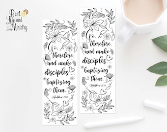 JW Ministry Bookmark | Make Disciples | Pioneer Gift | Publisher Gift | Instant Download