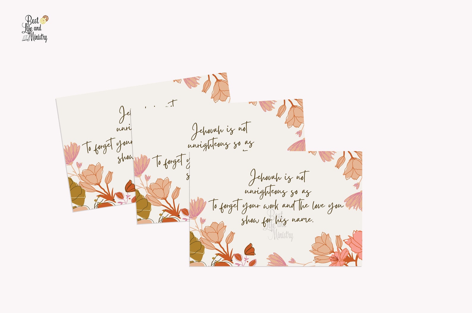 JW Greeting Card JW Printable Encouragement Card Hebrews - Etsy