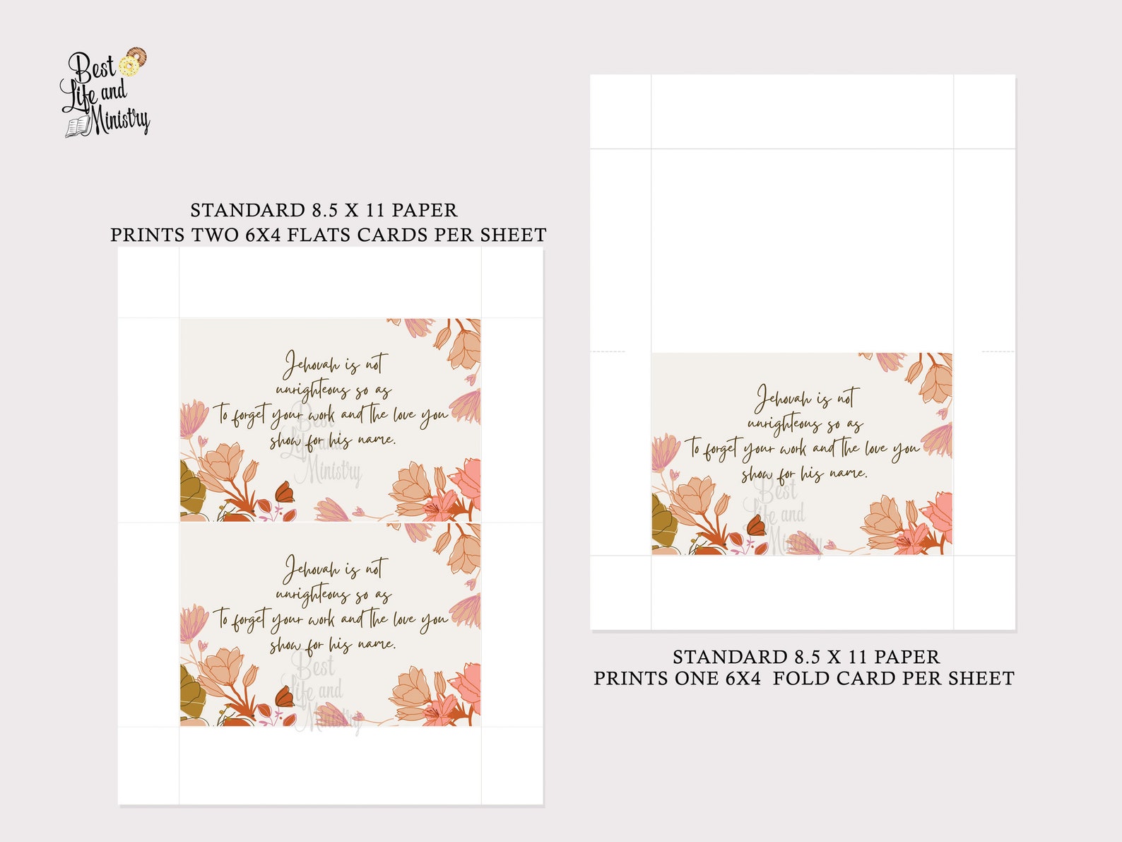 JW Greeting Card JW Printable Encouragement Card Hebrews - Etsy