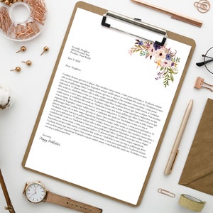 Papel para escrever cartas JW | Suprimentos para serviços de campo | Artigos de papelaria para impressão | Documento Digital do Ministério | 8,5x11 | Download instantâneo