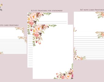 JW Letter Writing Stationery Set | Letter Writing Paper  | Field Service Supplies | Note Card | Printable Stationery Bundle Instant Download