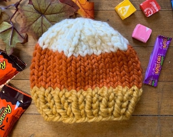 baby boy hat, baby girl hat, candy corn hat, candy corn, baby shower gift, coming home outfit, photo prop, first halloween thanksgiving