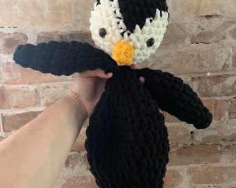 Crochet Penguin toy, Pip Penguin, Penguin toy, amigurami, amigurami lovey, handmade lovey, crochet doll, Penguin squishy, handmade toy