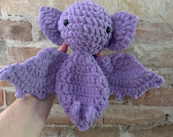 Crochet bat toy, Bitty bat lovey, first Halloween, amigurami, Halloween bag, handmade toy, crochet lovey, bat squishy, baby bat lovey