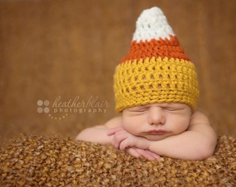 baby boy hat, baby girl hat, candy corn hat, candy corn, baby shower gift, coming home outfit, photo prop, first halloween thanksgiving